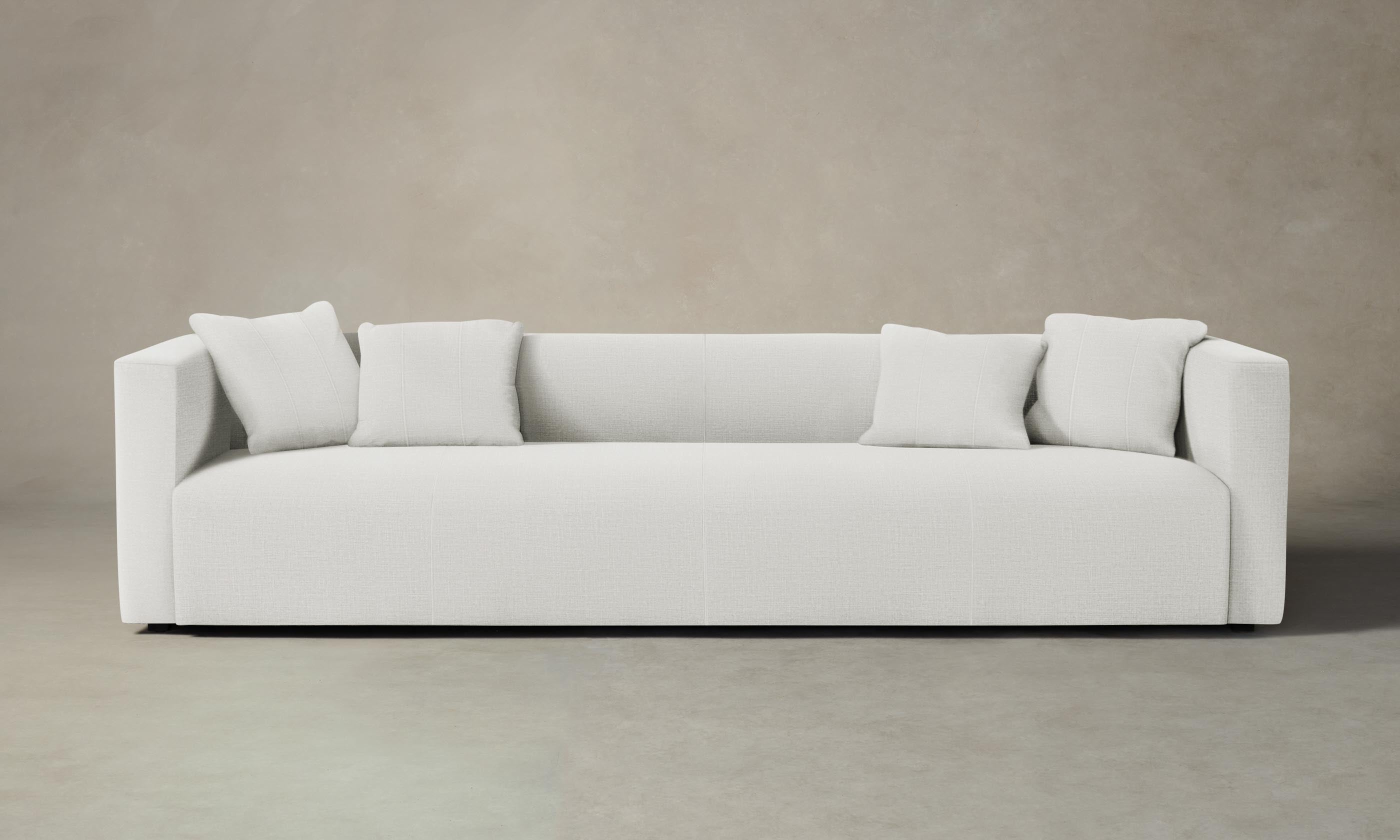 Breuer Sofa - Premium Performance Woven Chenille Fabric Upholstery for Living Room & Lounge Comfort