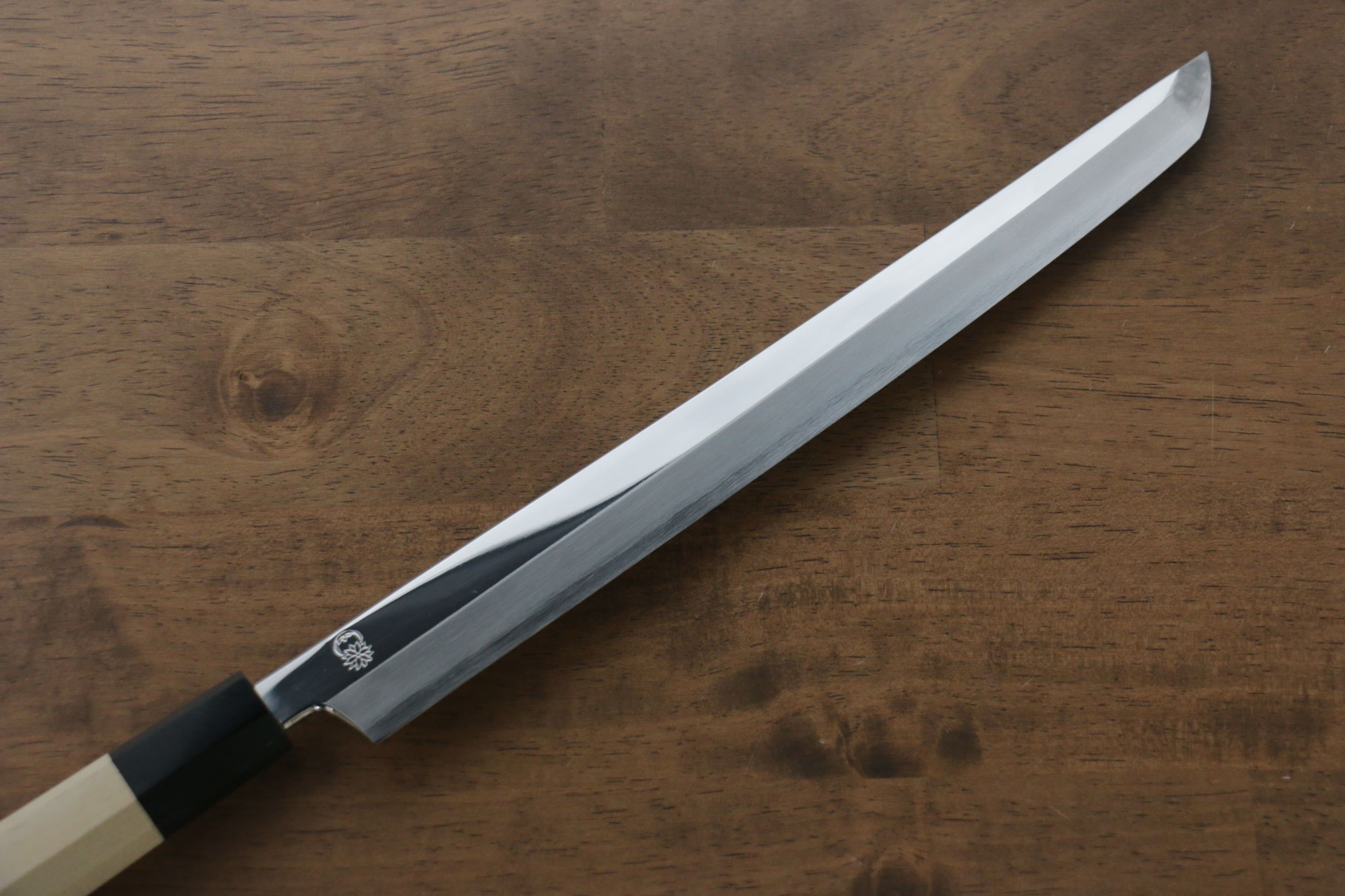 Premium Choyo Silver Steel No.3 Sakimaru Takohiki 270mm Japanese Knife - Mirror Polished Blade with Magnolia Wood Handle - Perfect for Sushi, Sashimi & Professional Chefs