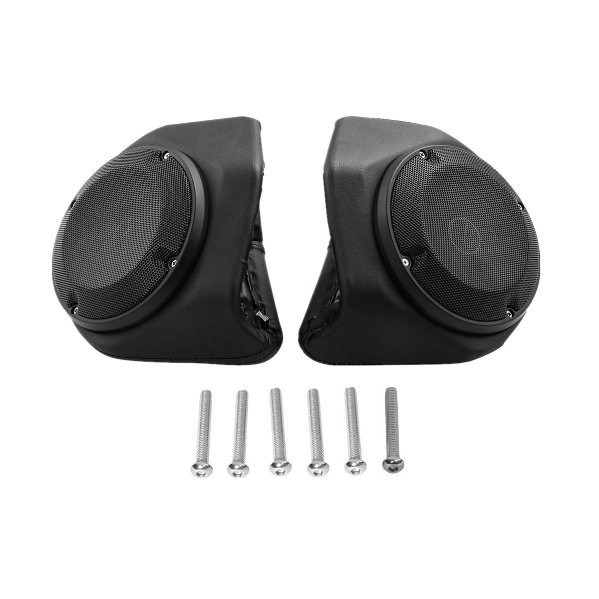 Premium TCMT King Tour Pack Trunk with Wrap-Around Backrest & Rear Speakers - Compatible with Harley Touring Models (2014-2023) - Perfect for Road King, Road Glide, Street Glide & Electra Glide - Enhance Comfort & Sound on Long Rides