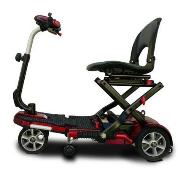 EV Rider Transport Plus Folding Mobility Scooter - Lightweight Electric Scooter for Adults & Seniors - Compact Travel Scooter for Shopping, Airports & Outdoor Adventures