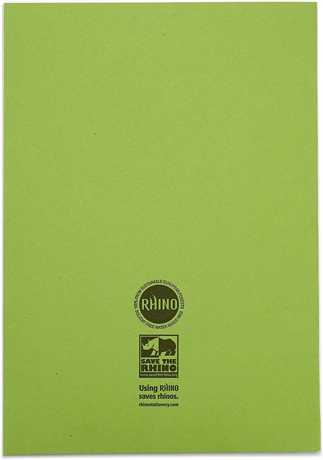 Rhino A4 Notebook 10 Pack - 64 Page 8mm Lined for Office & School Use