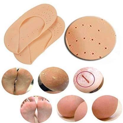 KPS Anti Crack Full Length Silicone Foot Protector Moisturizing Socks for Dry Cracked Feet & Heel Care - Pain Relief Gel Socks for Men & Women - Non-Slip Design - Ideal for Overnight Foot Treatment, Diabetic Foot Care & Post-Pedicure Use (1 Pair)