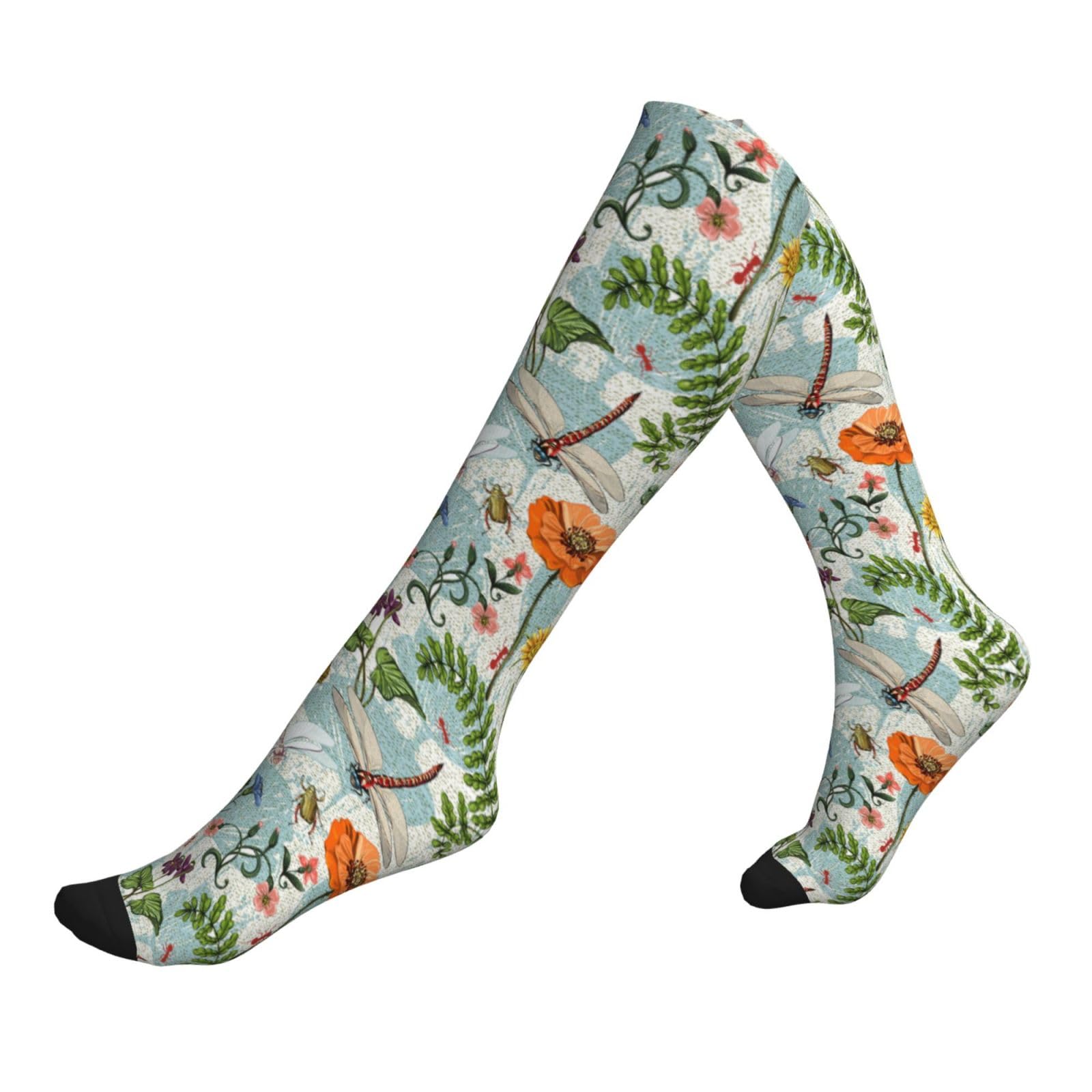 Premium Goldendoodle Compression Socks for Women & Men - Knee High Calf Support Socks for Running, Cycling, Nursing & Sports - Comfortable Athletic Socks for Workout, Hospital Shifts & Everyday Wear