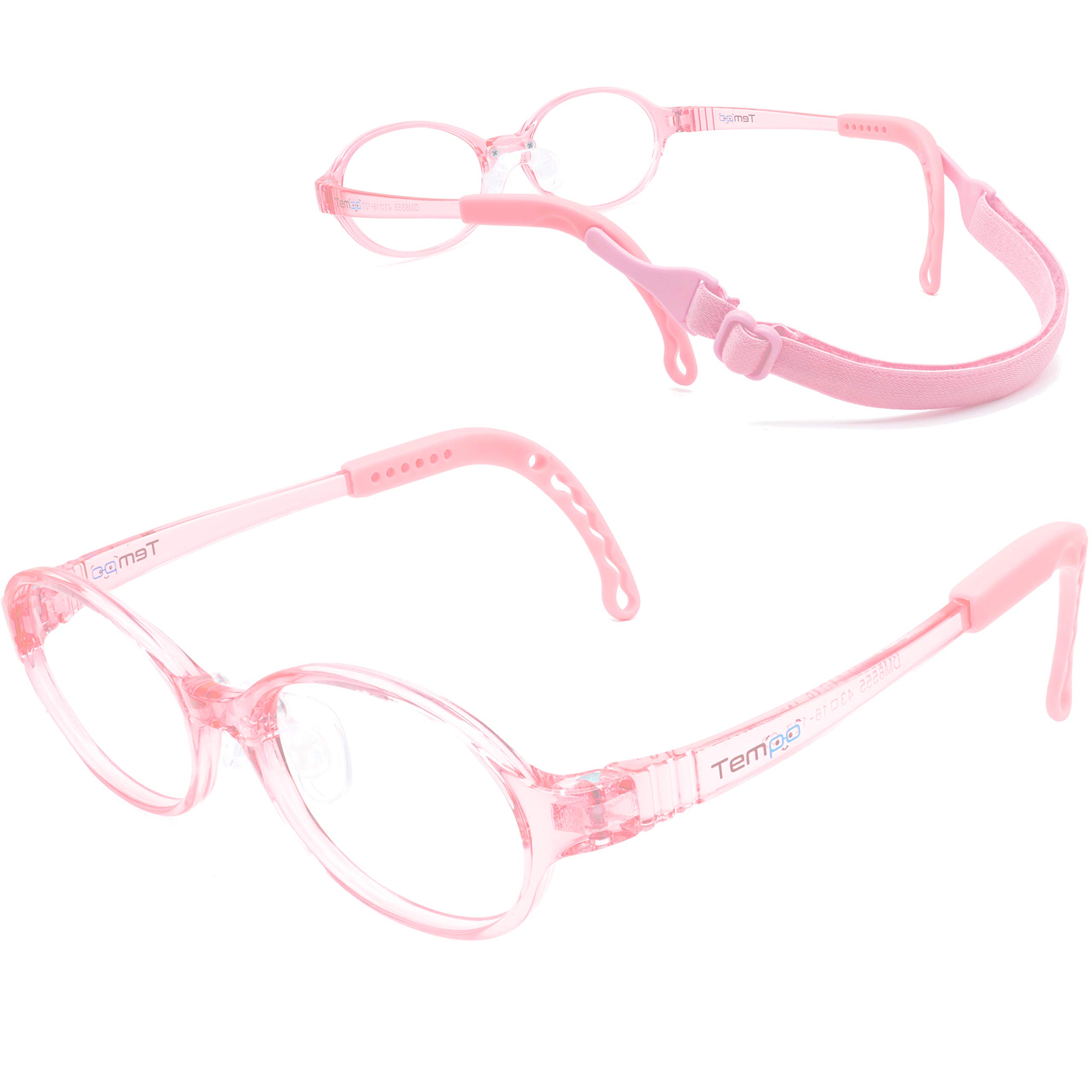 Adjustable Kids Glasses - Prescription Eyeglasses for Children | Comfortable & Durable Frames for School, Sports & Daily Activities | Tempo 2002
