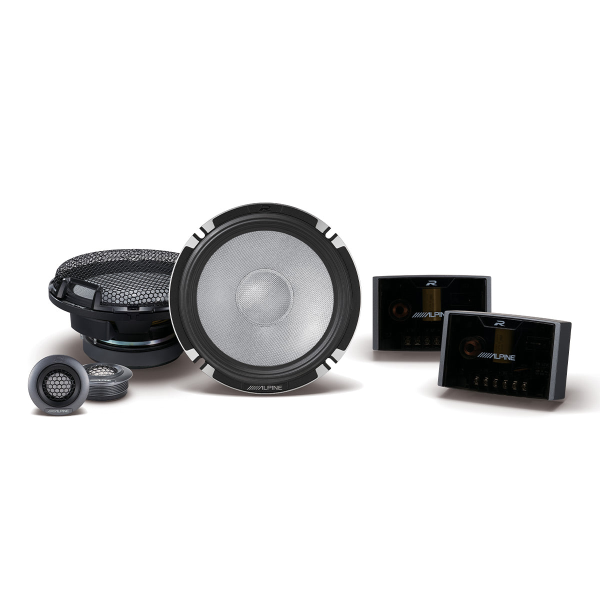 Alpine R2 S652 R Series Pro 2-Way Component Car Speaker Set - High Performance Audio for Cars, Trucks & SUVs - Perfect for Upgrading Your Vehicle Sound System