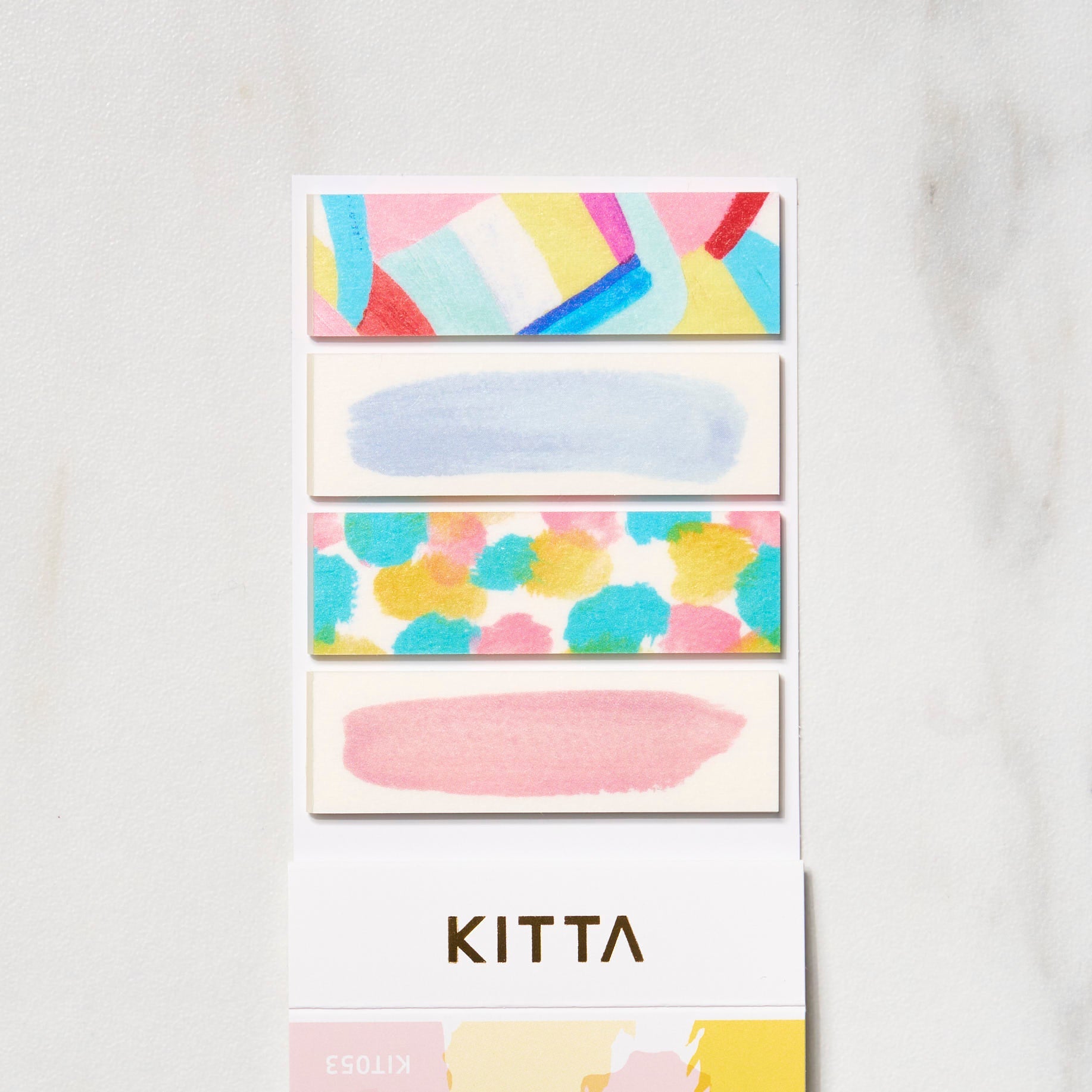 KITTA Basic 4/6 Masking Tape Stickers by KING JIM - Colorful Washi Tape for Scrapbooking, Journaling, DIY Crafts & Office Organization