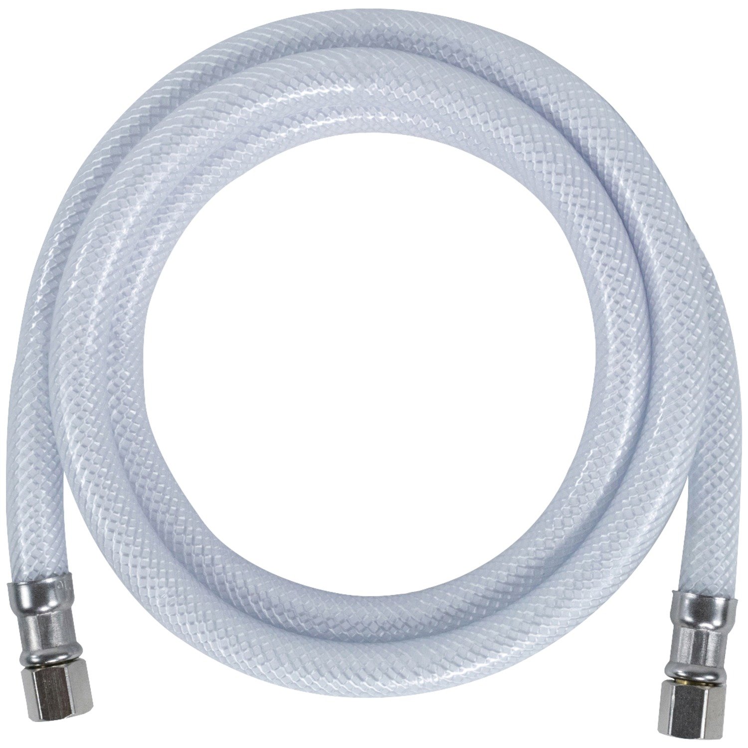 Certified Appliance Accessories 6ft Ice Maker Water Line - Polyester-Reinforced PVC, White - Perfect for Refrigerators, Freezers & Home Ice Machines