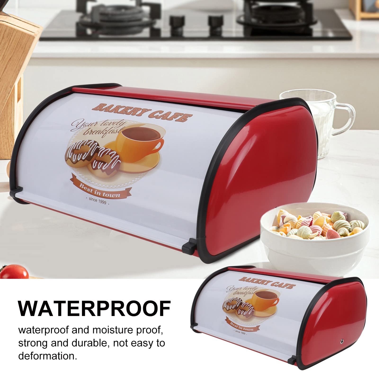 Bread Storage Box - Kitchen Food Organizer for Home & Baking
