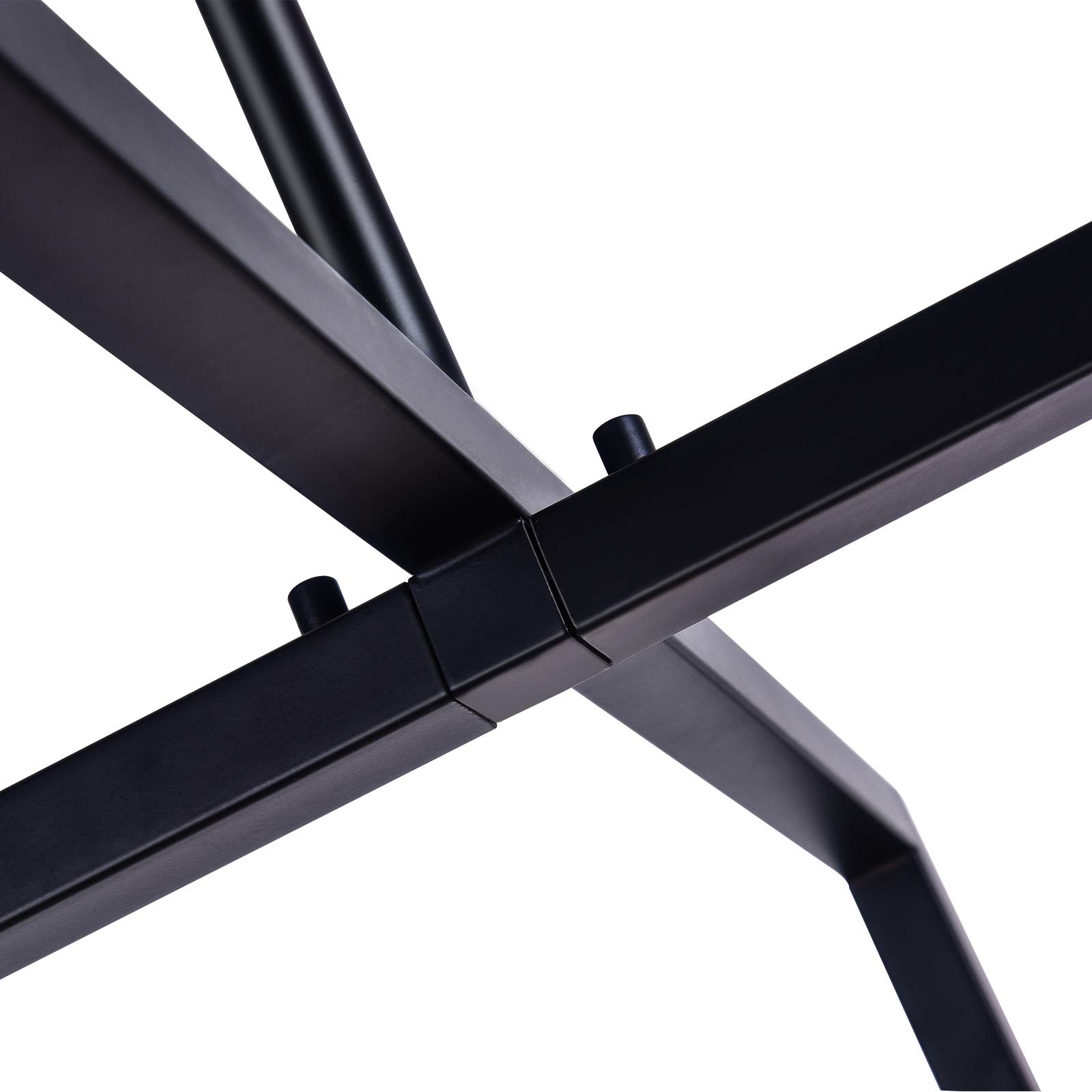 Modern Rectangle Linear Chandelier - Kitchen Island Pendant Lighting Fixture for Dining Room & Ceiling Hanging | Perfect for Contemporary Home Decor & Restaurant Ambiance
