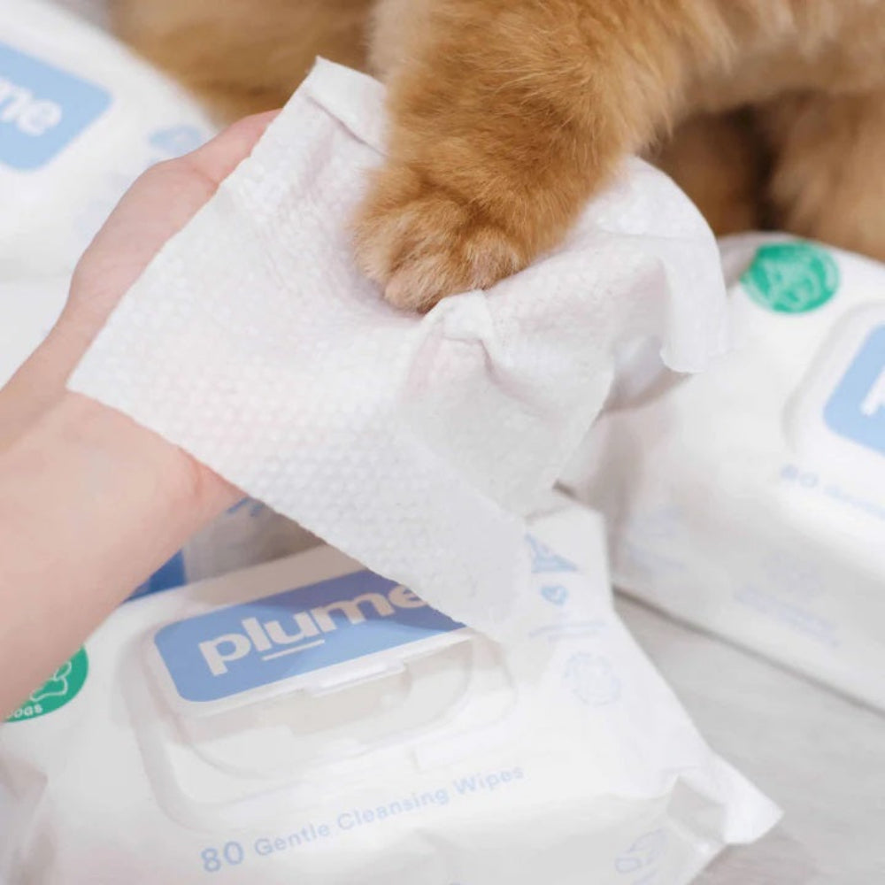 Gentle Pet Cleaning Wipes for Dogs & Cats | Hypoallergenic & Fragrance-Free | Perfect for Paws, Face & Body Cleaning at Home or Travel