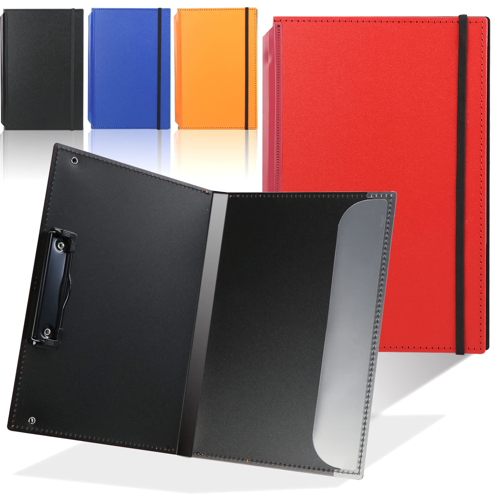 TBoxBo 4-Pack Foldable Plastic Nursing Clipboard - Colorful Document Holder for Nurses, Teachers & Students | Perfect for Medical Charts, School Notes & Office Organization