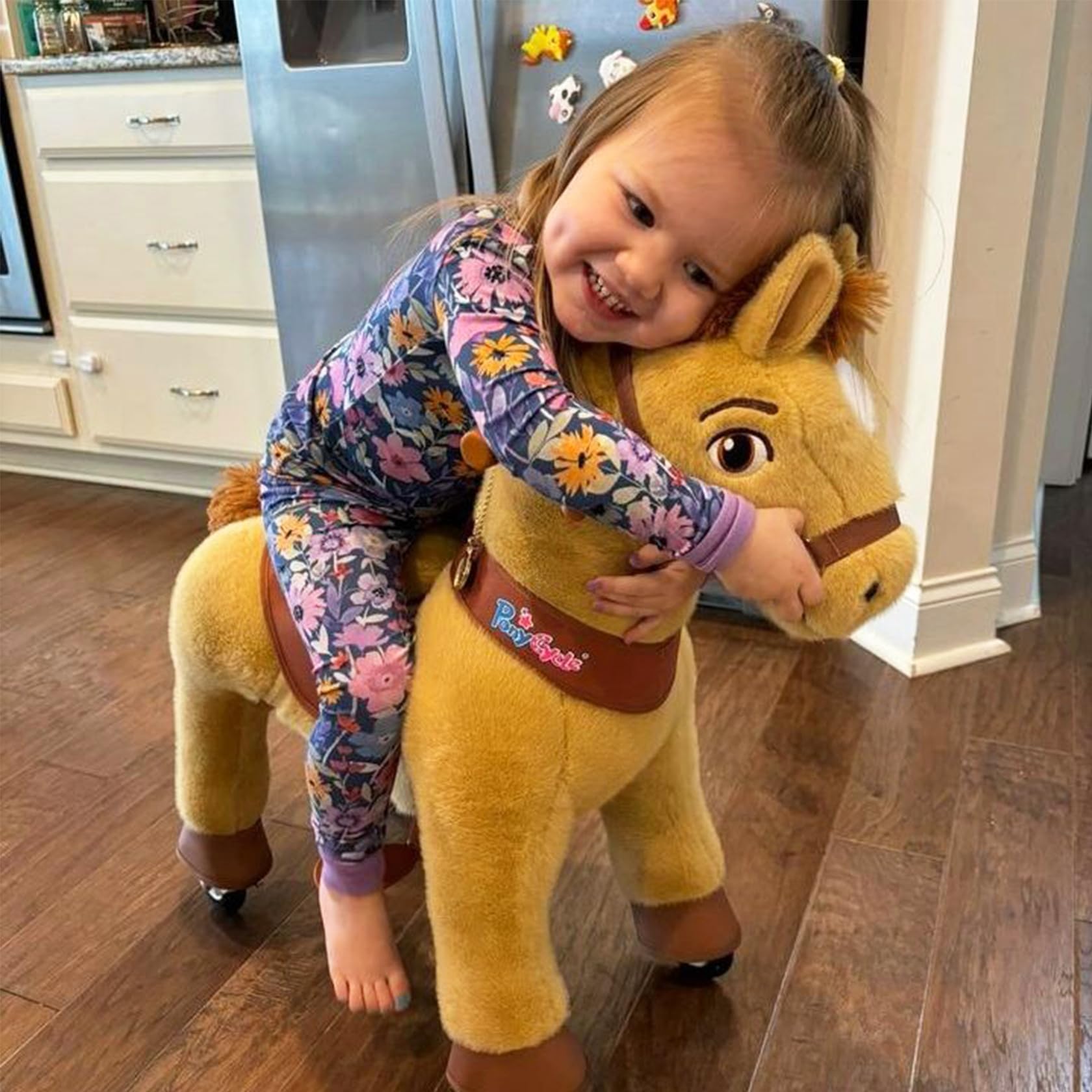 PonyCycle Ride-On Horse Toy for Kids Ages 3-5 - Essential Model E with Safety Brake (30