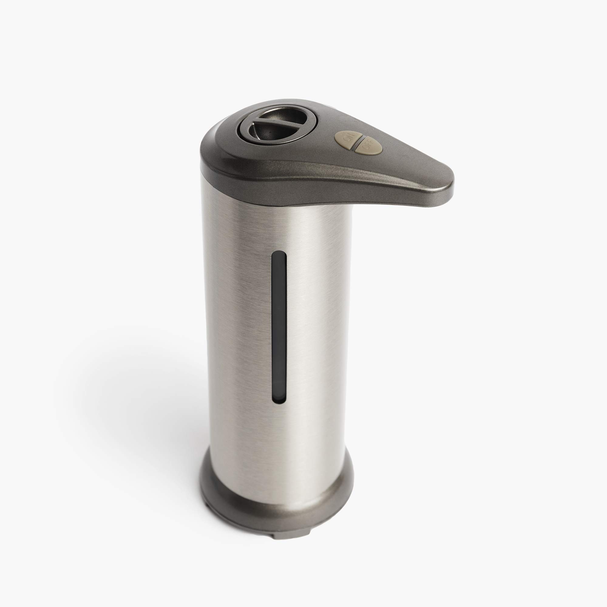 Touch-Free Automatic Hand Sanitizer Dispenser 9oz/280ml - Stainless Steel Soap Dispenser for Kitchen, Bathroom & Office - Ideal for Hand Soap, Dish Soap, Body Wash & Shampoo - Hygienic No-Touch Solution for Home & Commercial Use