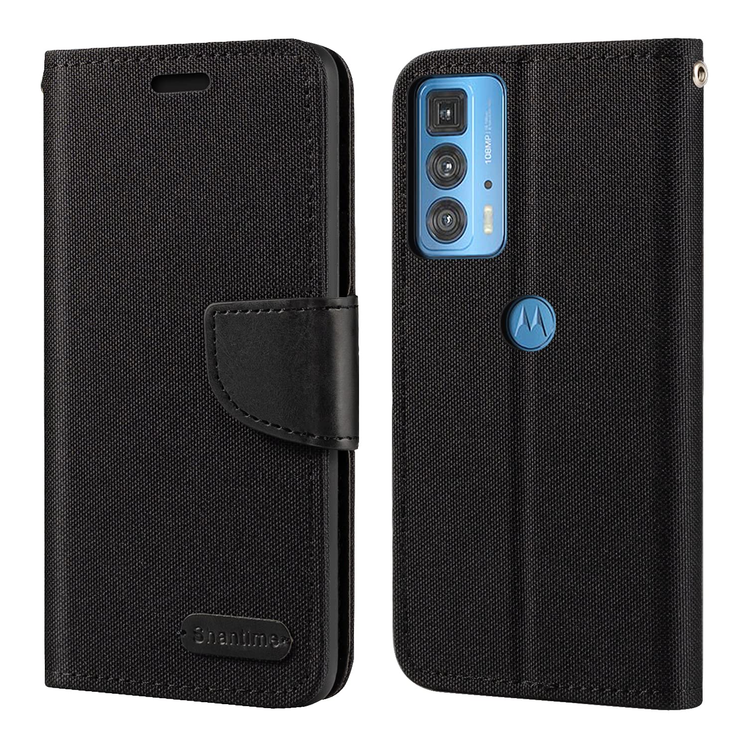 Premium Leather Wallet Case for Motorola Moto Edge 20 Pro (6.67