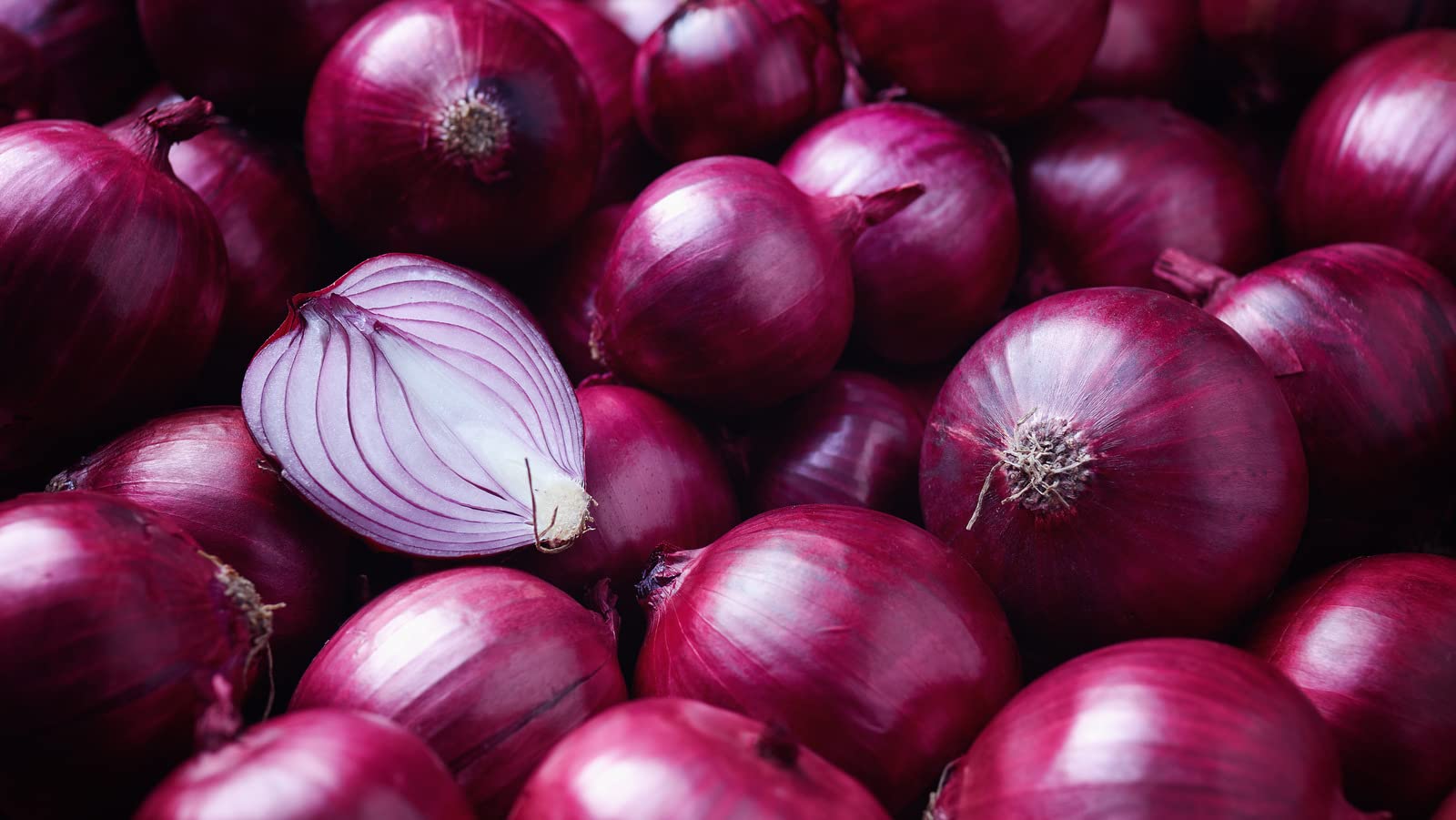 Fresh USA Grown Non-GMO Red Onions - 1 Pound Bulk Wholesale | Perfect for Salads, Cooking & Healthy Recipes