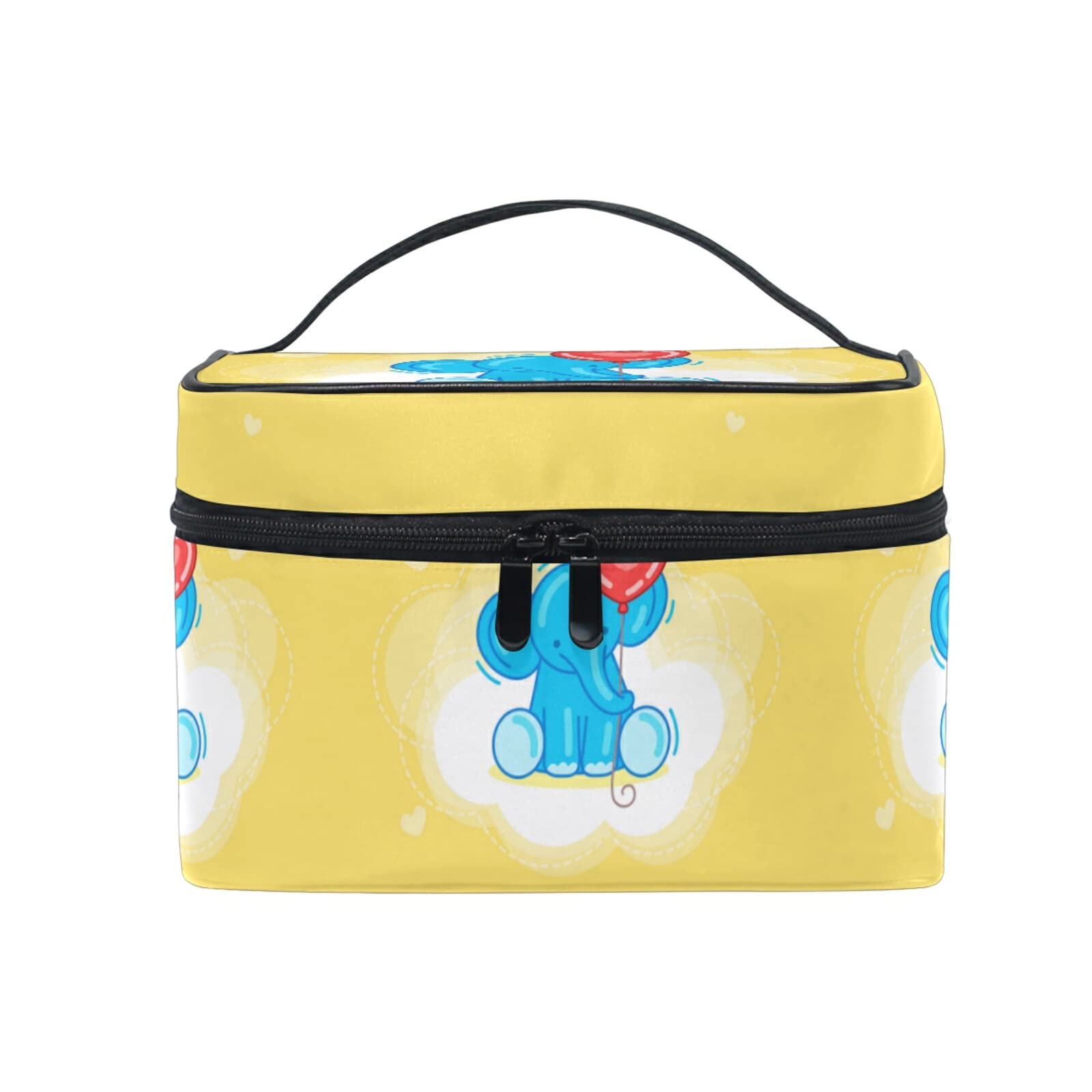Adorable Elephant Makeup Bag for Women - Cute Baby Shower Gift, Cosmetic & Toiletry Travel Organizer - Perfect for Travel, Bridal Showers & Everyday Use