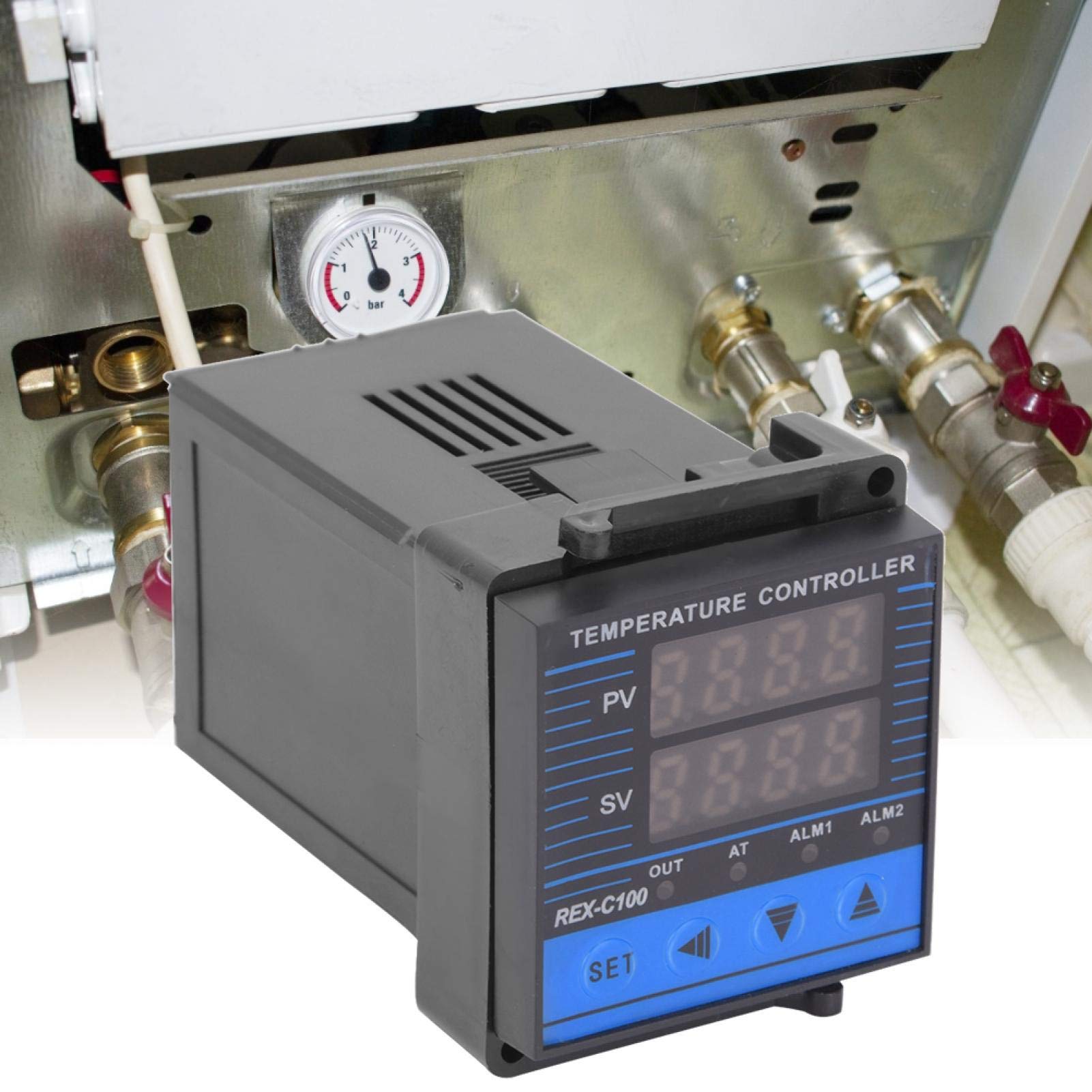 High Accuracy Digital Temperature Controller with Removable Shell & Relay Output - Multifunctional Thermostat for Home, Industrial & Laboratory Use