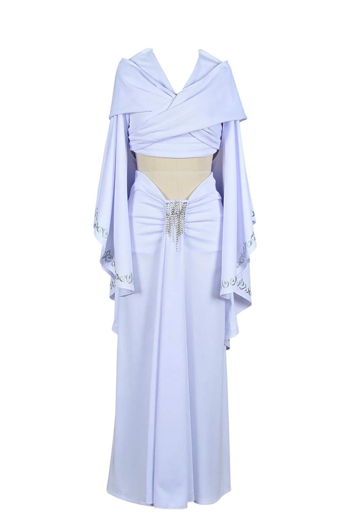 Star Wars Princess Leia Organa Deluxe White Costume Set - Halloween Cosplay Outfit for Women | Perfect for Comic Con, Cosplay Events & Halloween Parties