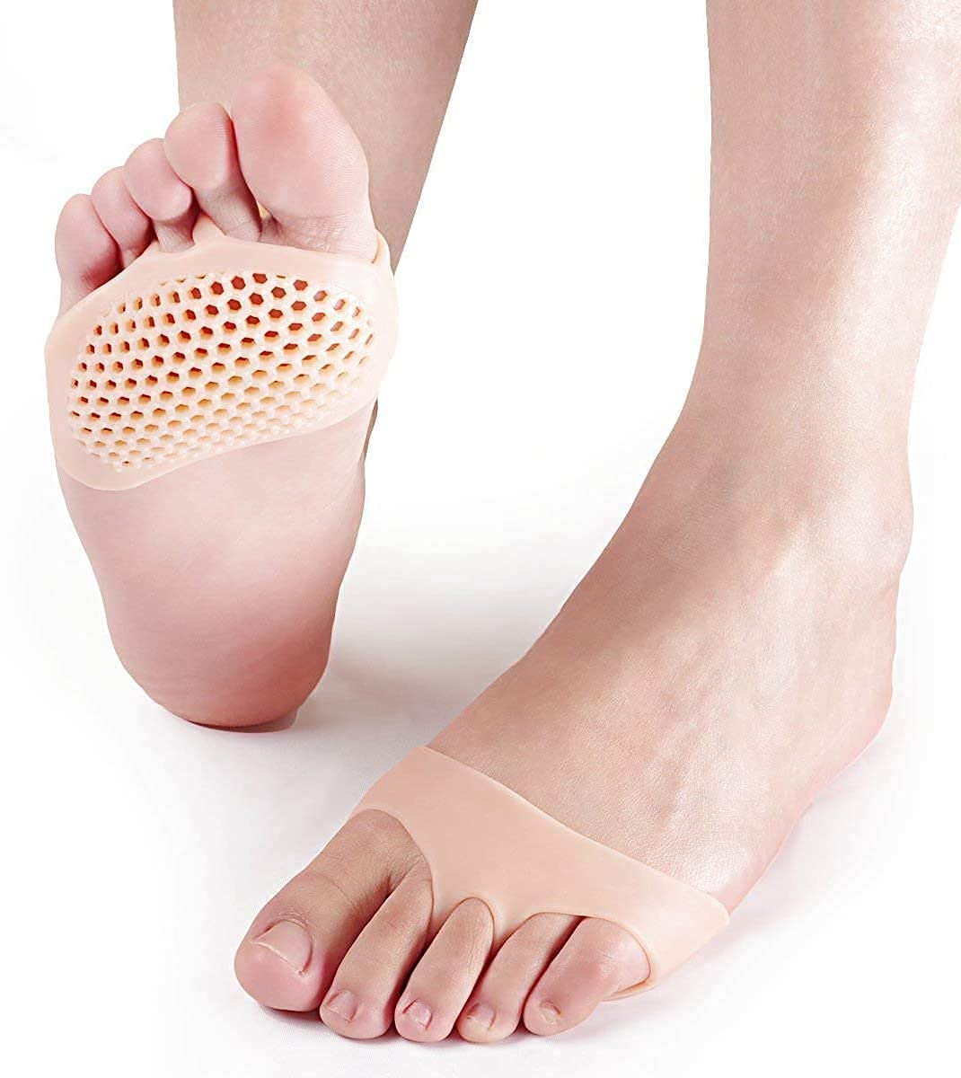 JABA'S® Moisturizing Silicone Foot Protector Socks - Anti Crack Heel & Toe Pads for Dry Skin Repair - Soft Gel Sleeves for Pain Relief - Non-Slip Design for Men & Women - Perfect for Overnight Foot Care & Cracked Heel Treatment