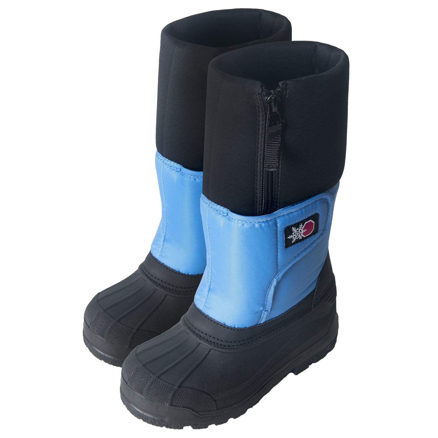 SnowStoppers Kids' Waterproof Snow Boots with Extra Long Sleeve - Warm Winter Boots for Boys & Girls - Perfect for Snow Play, Sledding & Outdoor Winter Activities