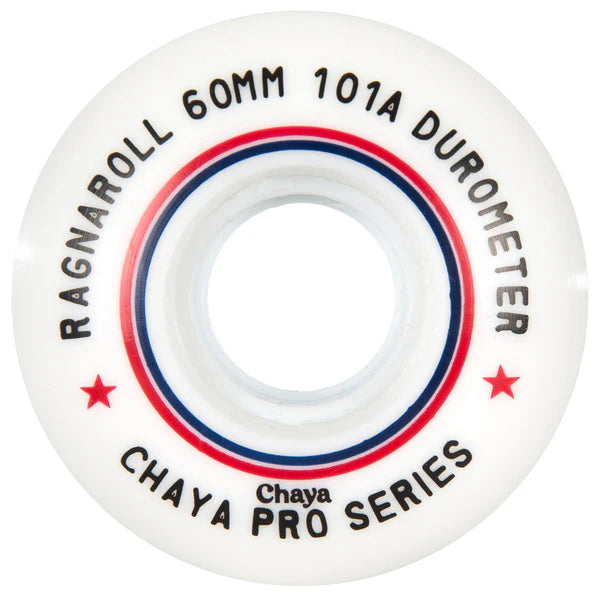 Chaya Ragnaroll Pro 60mm Wheels 4pk - Premium Roller Skate Wheels for Indoor & Outdoor Skating - Perfect for Rink, Park, and Street Skating