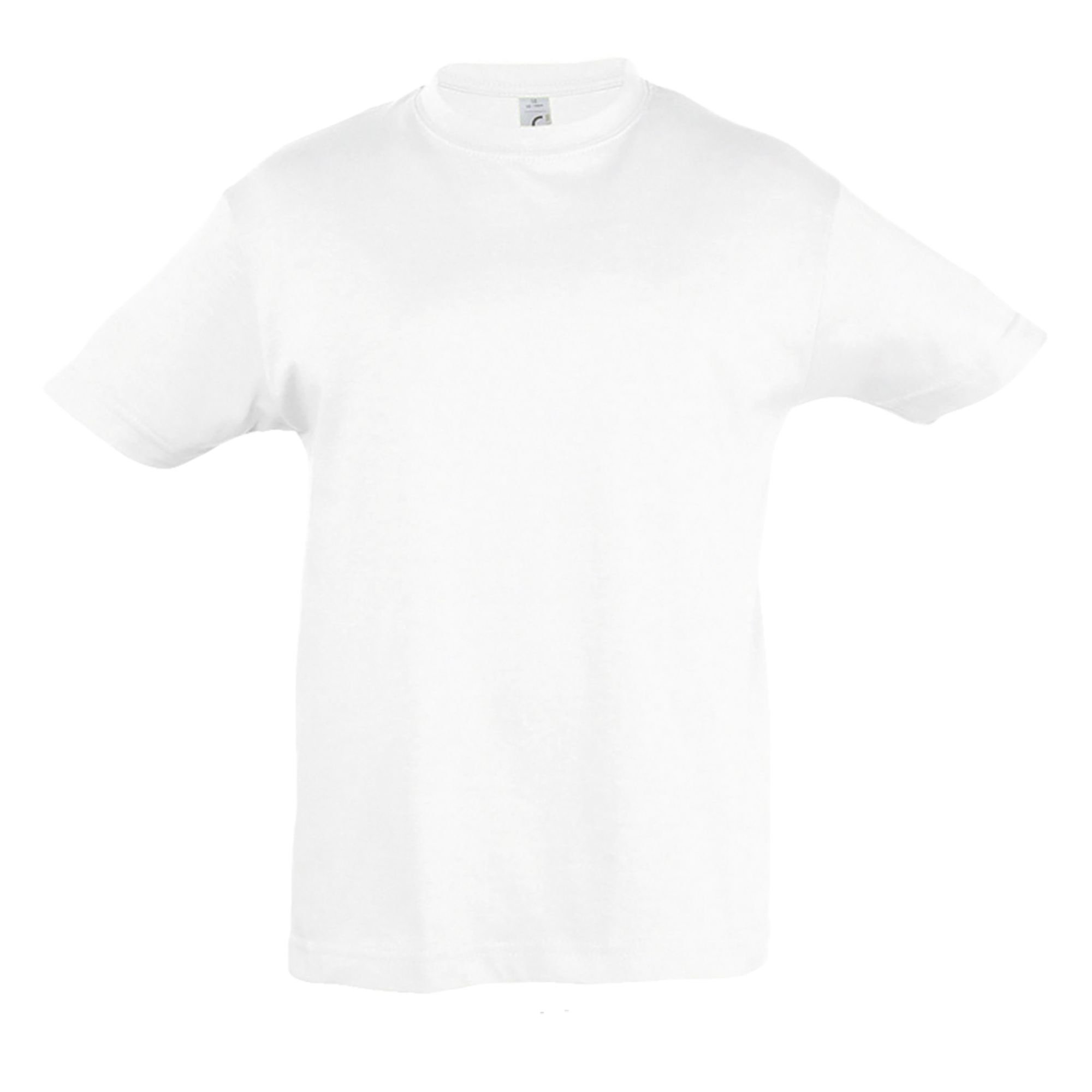 SOLS Boys Regent Cotton Short Sleeve T-Shirt - Size 12 Years - White | Comfortable Casual Tee for Kids, School, Play & Everyday Wear
