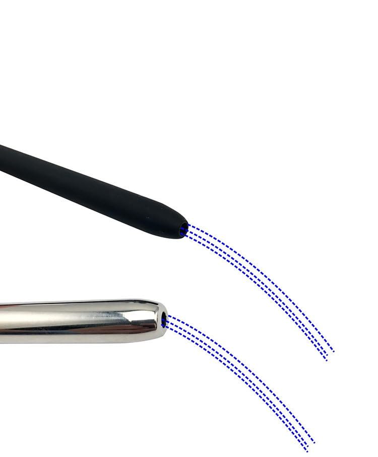 Premium Silicone Urethral Dilators Set - Hollow Catheter Sounds for Penis Training & Urethral Stimulation | SM Sex Toys for Men | Anal Plug & Dildo for Enhanced Pleasure | Perfect for BDSM Play, Adult Exploration & Sensual Enhancement