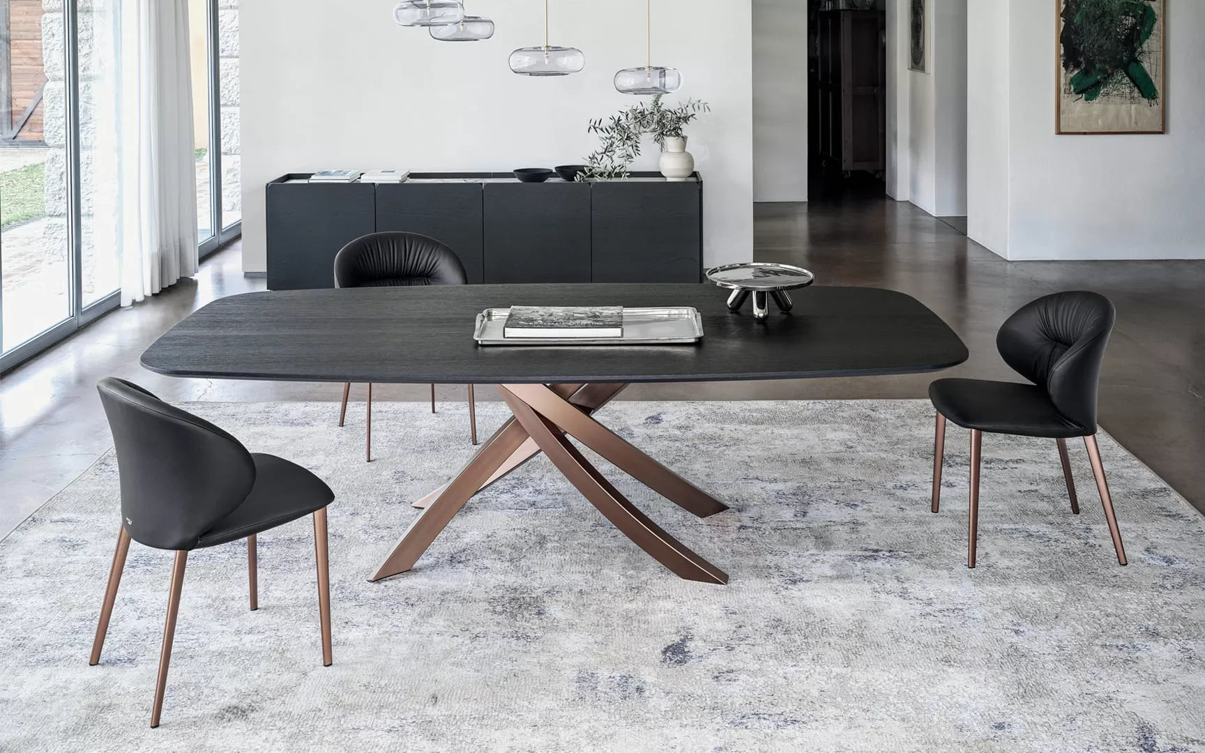 Bontempi Drop Chair - Modern Accent Chair for Living Room, Bedroom & Office - Stylish and Comfortable Seating Solution for Home Decor