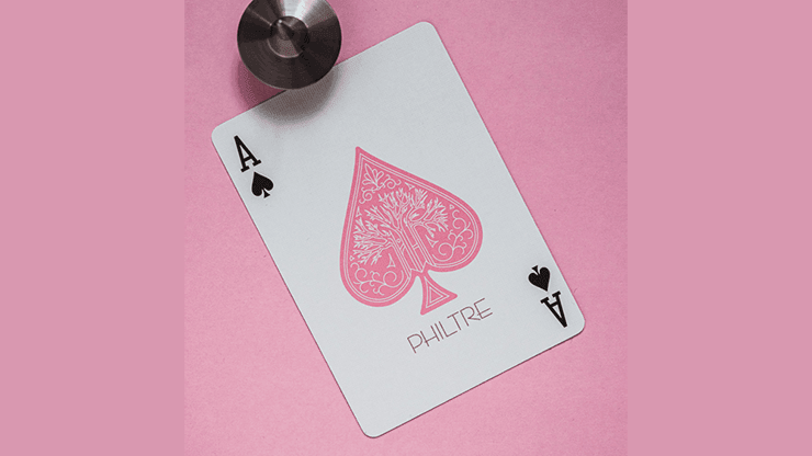 Premium Pink Philtre Playing Cards - Elegant Design for Poker, Magic Tricks & Card Games | Perfect for Parties, Game Nights & Collectors