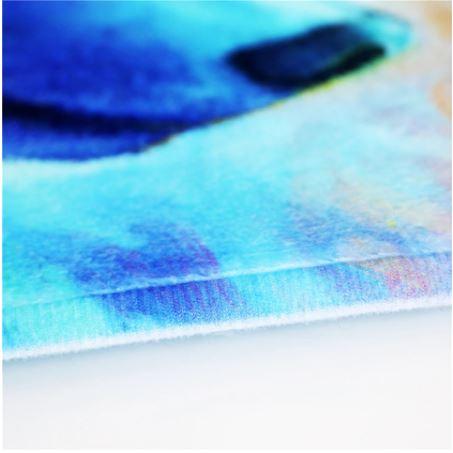 Blue Seashells Round Area Rug - Soft Non-Slip Boho Coastal Decor for Living Room, Bedroom & Nursery | Perfect for Beach House, Vacation Home & Coastal Style Decorating