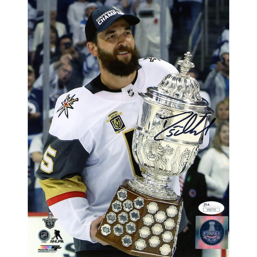 Deryk Engelland Vegas Golden Knights Signed 8x10 Photo with JSA COA - Authentic VGK Autographed Memorabilia for Hockey Fans & Collectors - Perfect for Man Cave, Sports Room Decor or Gift for NHL Enthusiasts