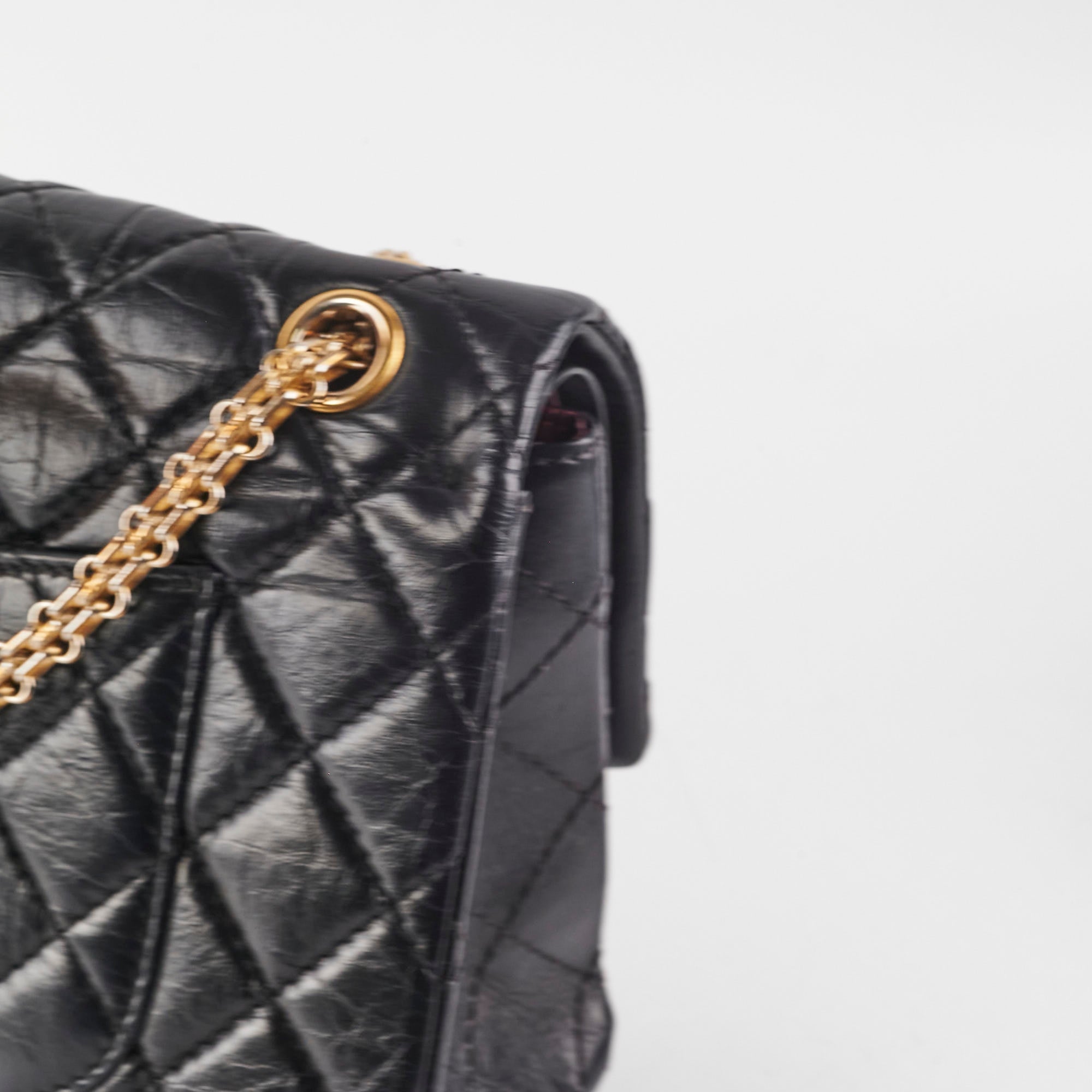 Chanel Medium Reissue 226 Black Leather Shoulder Bag - Luxury Designer Handbag for Women | Perfect for Work, Evening Events & Special Occasions