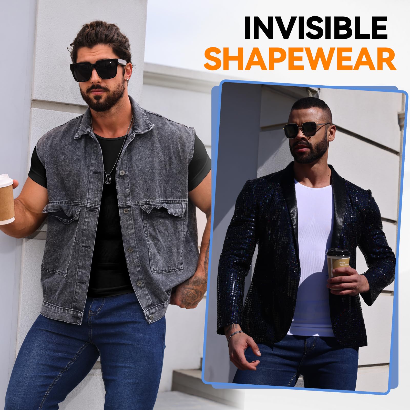 Men's Compression Shirt - Breathable Workout Top for Gym, Running & Sports | Moisture-Wicking & Performance Enhancing