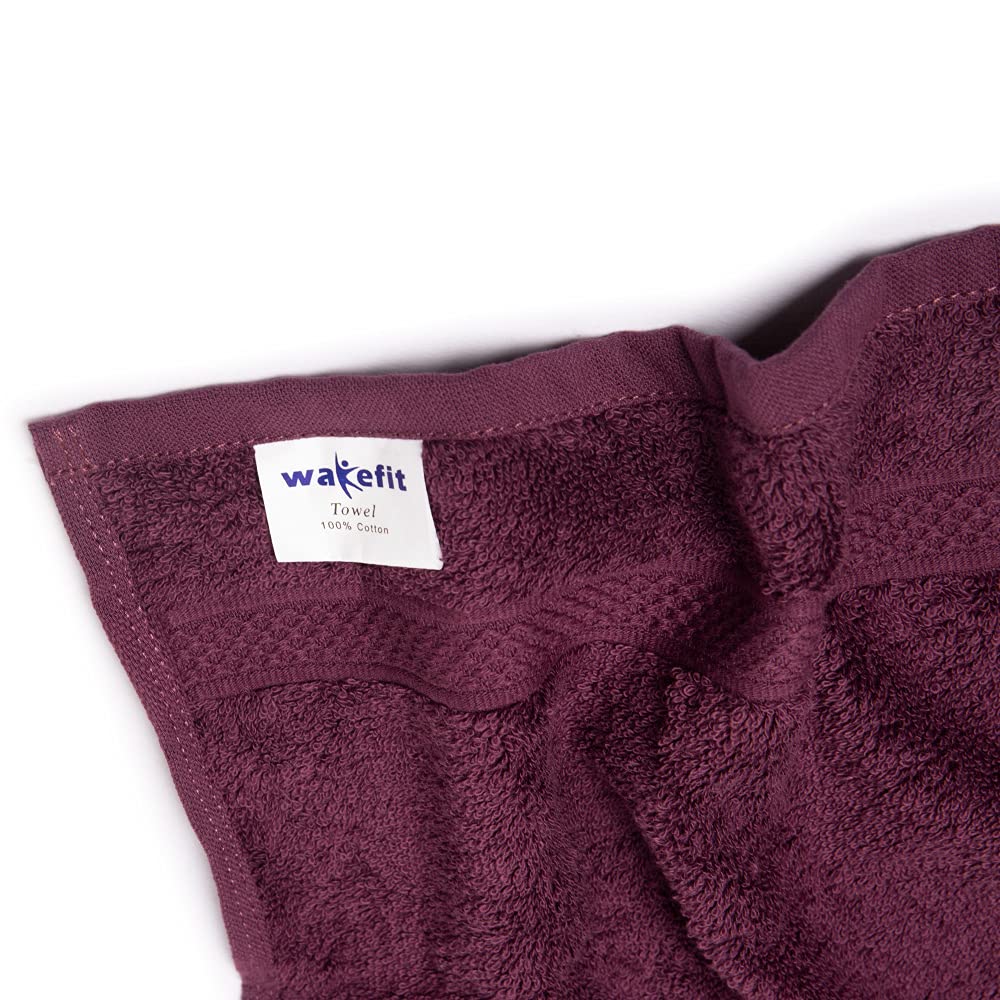 Premium 500 GSM Gym Towel Set for Men & Women - 6 Pack Soft 100% Cotton Terry Face & Hand Towels (Cafe Noir, Grape Wine) - Ideal for Workout, Yoga, Travel & Daily Use