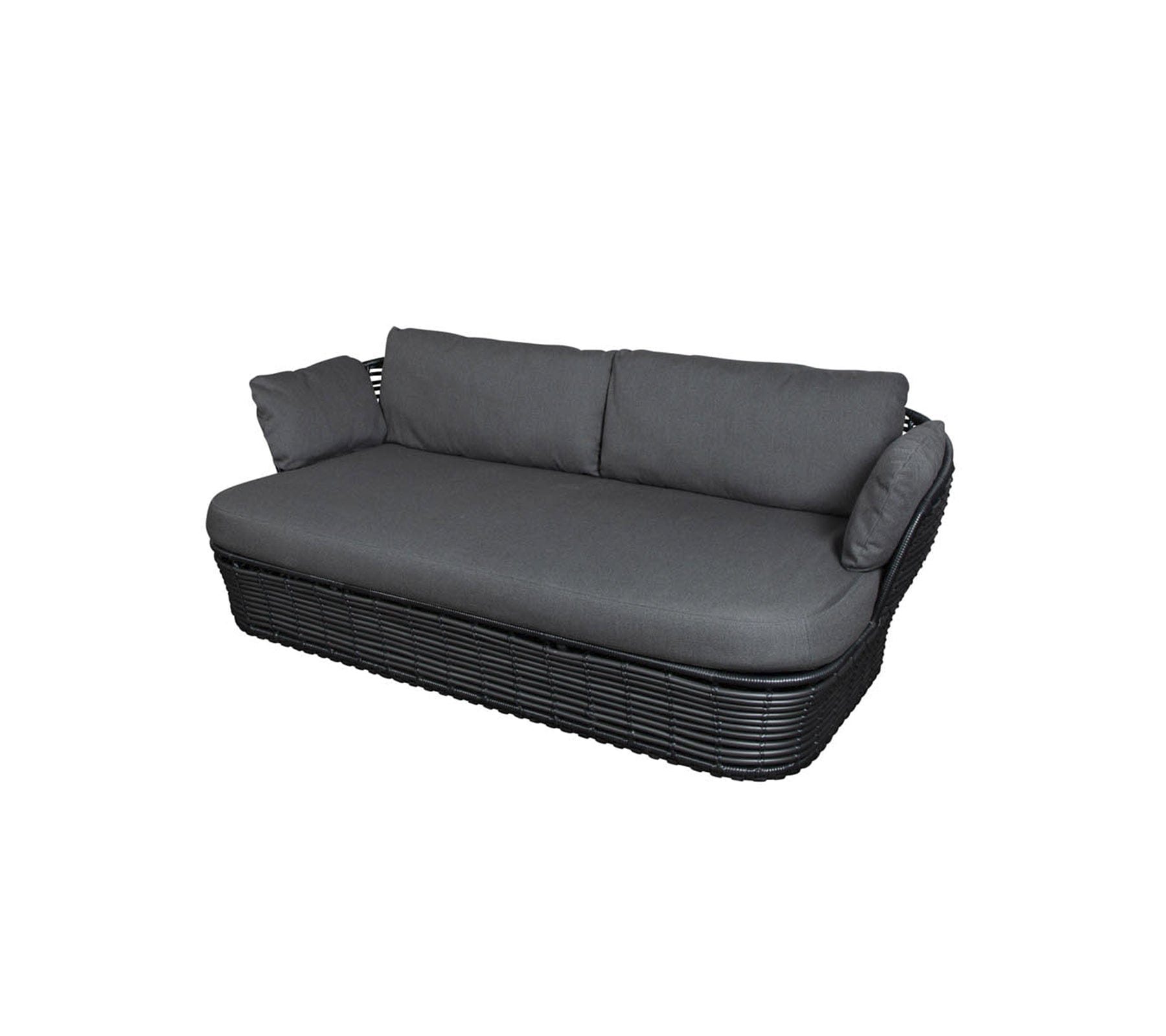 2-Seater Outdoor Wicker Sofa Set - Patio, Garden, or Poolside Relaxation - Weather-Resistant Rattan Furniture for Backyard & Deck