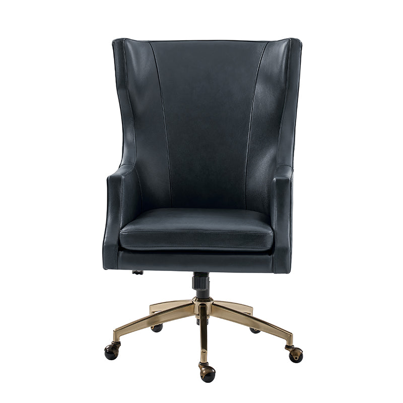Premium Elodio Office Chairs with Genuine Leather - Ergonomic Executive Desk Chair for Home & Business Workspaces