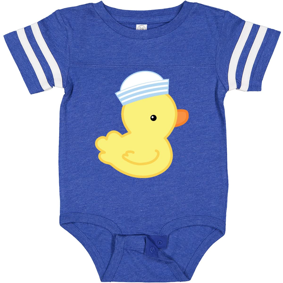 Inktastic Sailor Baby Duck Baby Bodysuit - Cute Yellow Duckling Onesie for Newborns & Infants - Perfect for Baby Showers, Photo Shoots & Everyday Wear
