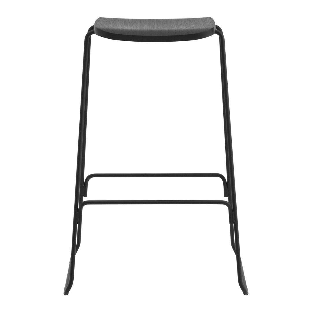 Iskos Berlin Just Bar Stool by Normann Copenhagen - Modern Kitchen Counter Stool for Dining & Home Bar Decor