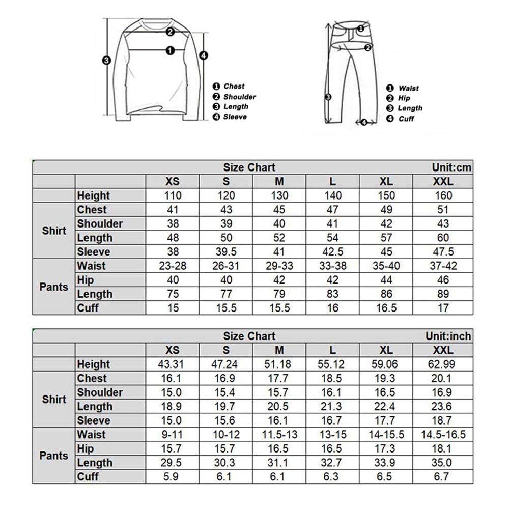 Kids Camouflage Softshell Jacket & Pants Set - Waterproof Windproof Outdoor Hooded Coat for Boys Girls Hunting Hiking Camping