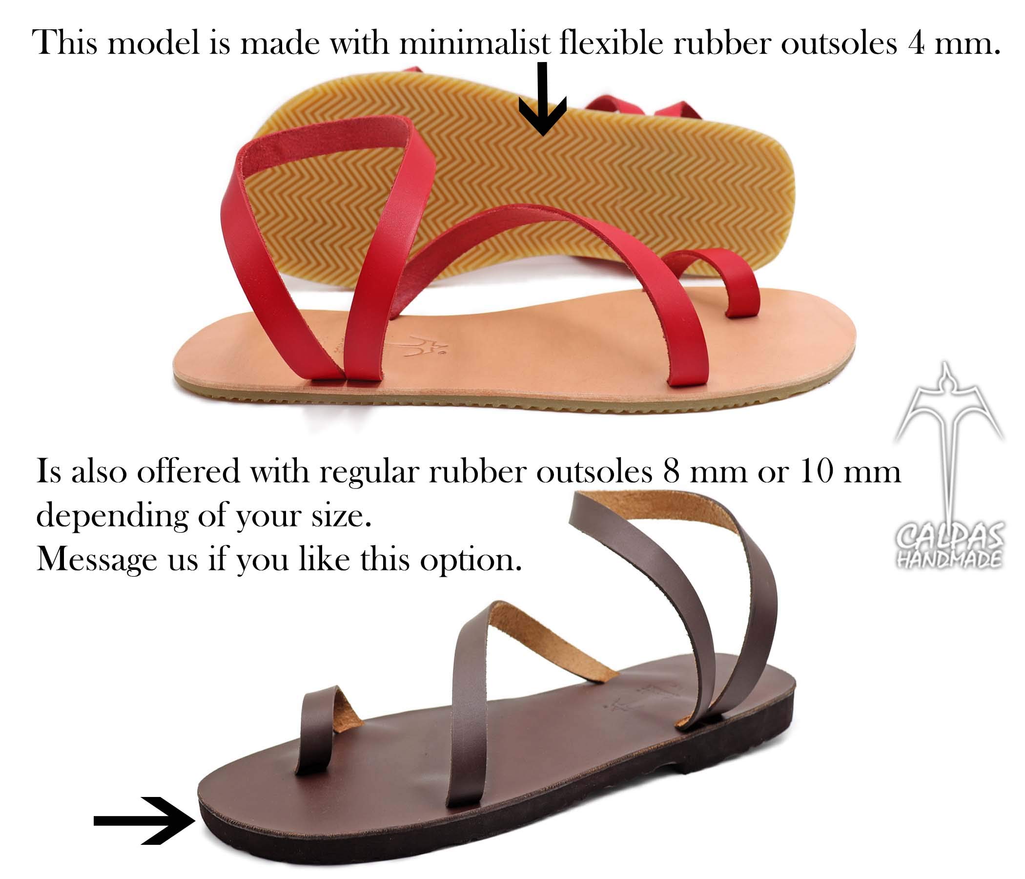 Minimalist Leather Barefoot Sandals for Men - Comfortable Greek Style Gay Sandals - Perfect for Beach, Vacation & Summer Walking - BALI
