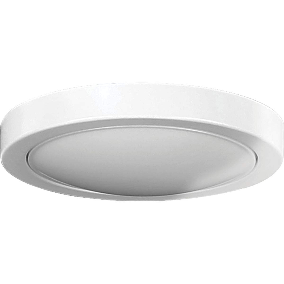 Progress Lighting Lindale 6.9-inch White Ceiling Fan Light Kit - Perfect for Bedroom, Living Room & Indoor Spaces
