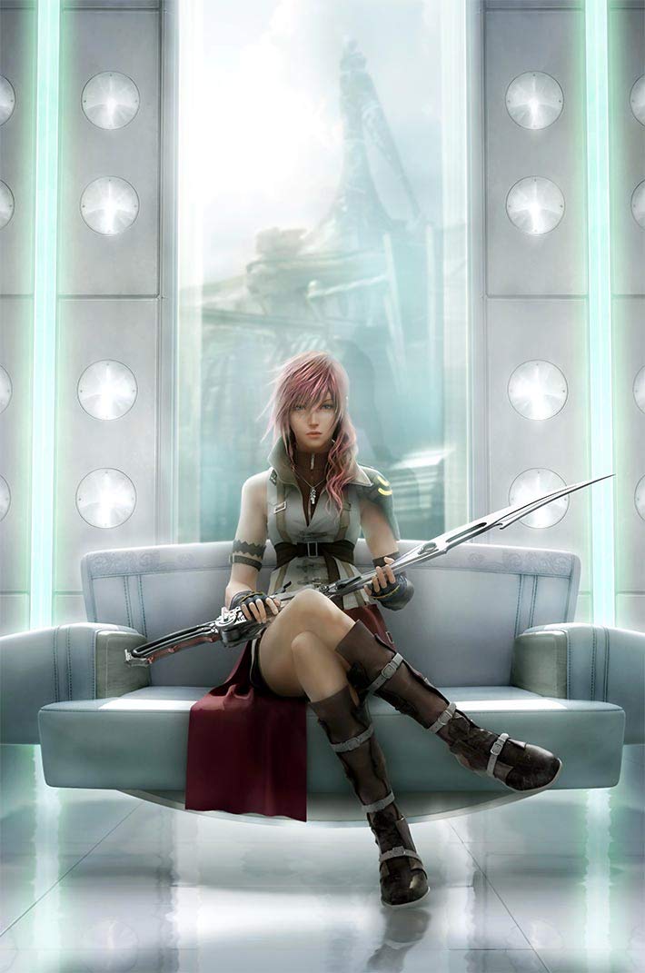Final Fantasy XIII Lightning Returns Poster - High-Quality Glossy Finish Wall Art - Made in USA - YFXIII011 - Perfect for Gaming Rooms, Anime Decor & FF Fan Collections