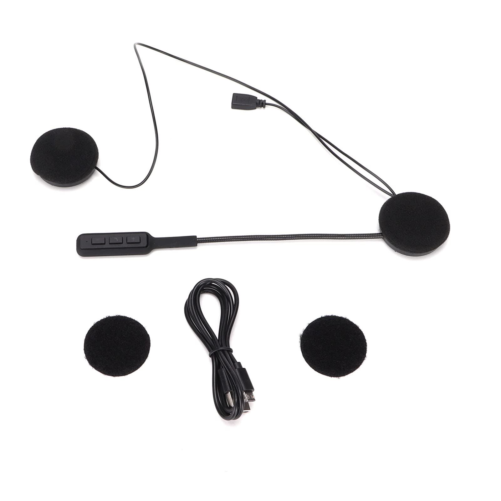 Yoidesu Bluetooth 5.0 Motorcycle Helmet Headset - Wireless Headphones with Hi-Fi Speakers & Sound Reminder for Safe Riding | Hands-Free Communication for Motorcycle & Bicycle Riders | Perfect for Commuting, Touring & Group Rides