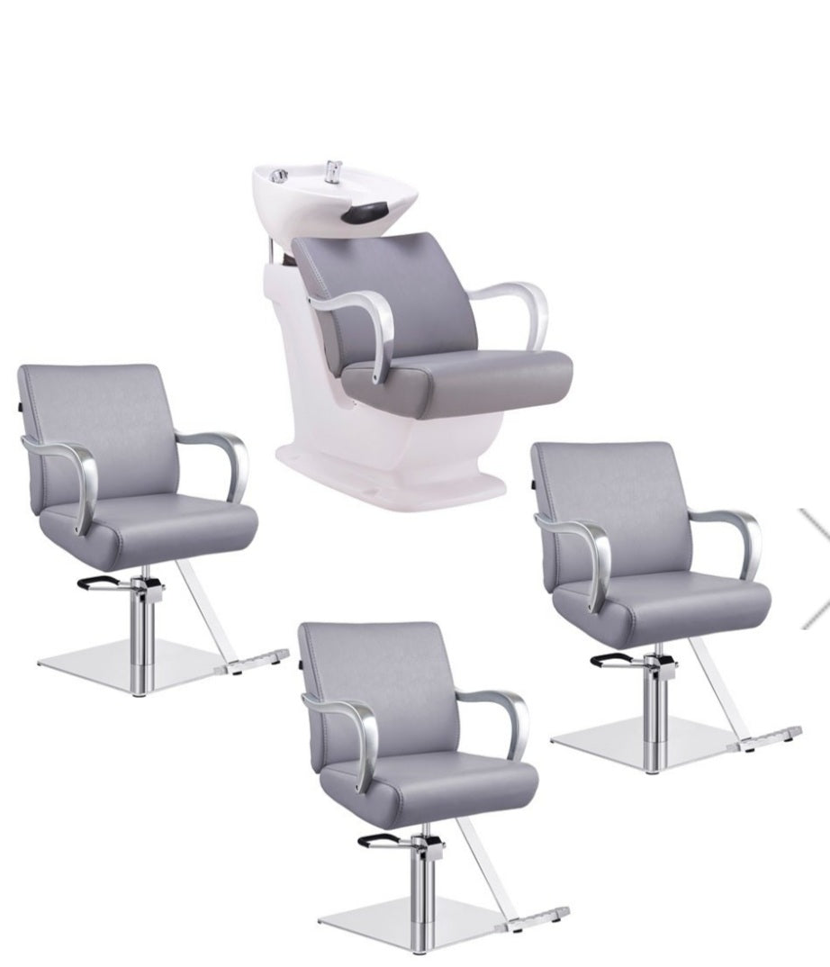 Beckman Salon Furniture Package - Professional Salon Chairs, Styling Stations & Wash Units for Hair & Beauty Businesses | Perfect for Salons, Spas & Barbershops