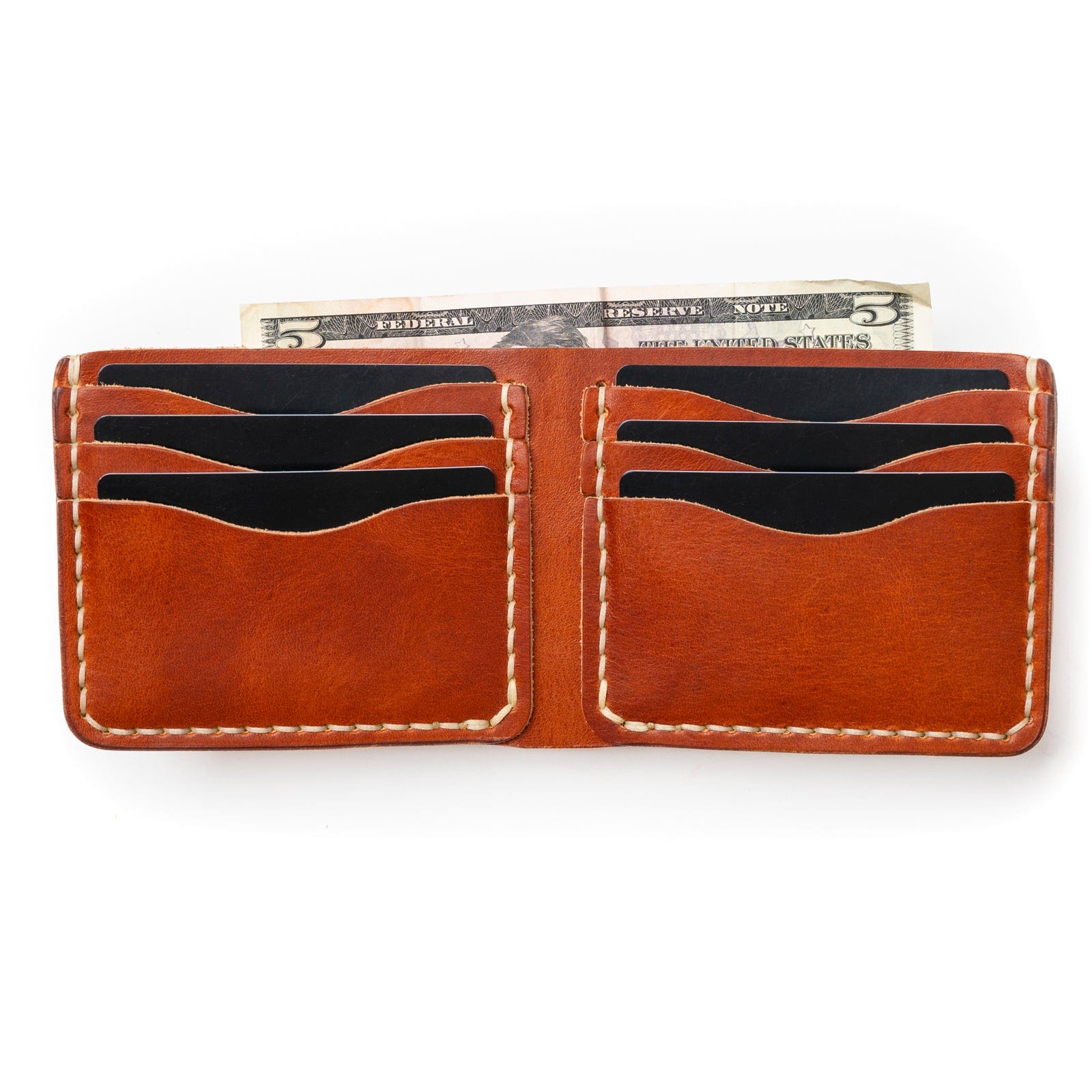 Premium Genuine Leather Wallet for Men - Classic English Tan - Perfect for Everyday Use, Travel & Business