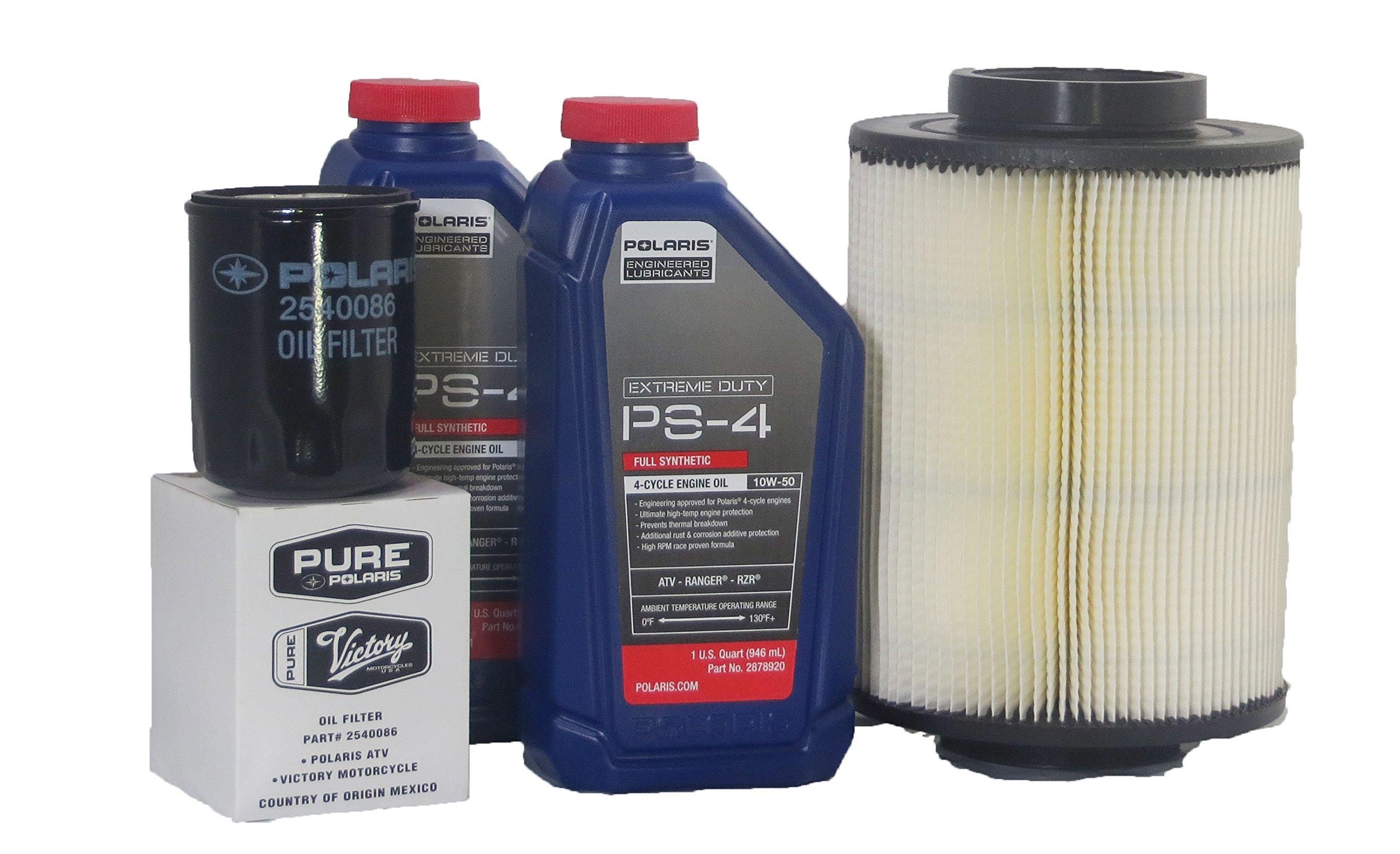 Genuine Polaris Extreme Duty Oil Change & Air Filter Kit for 2008-2014 RZR 800 EFI/EPS - Complete Maintenance Kit for Off-Road ATV & UTV Performance - Perfect for Trail Riding, Dune Bashing & Off-Road Adventures