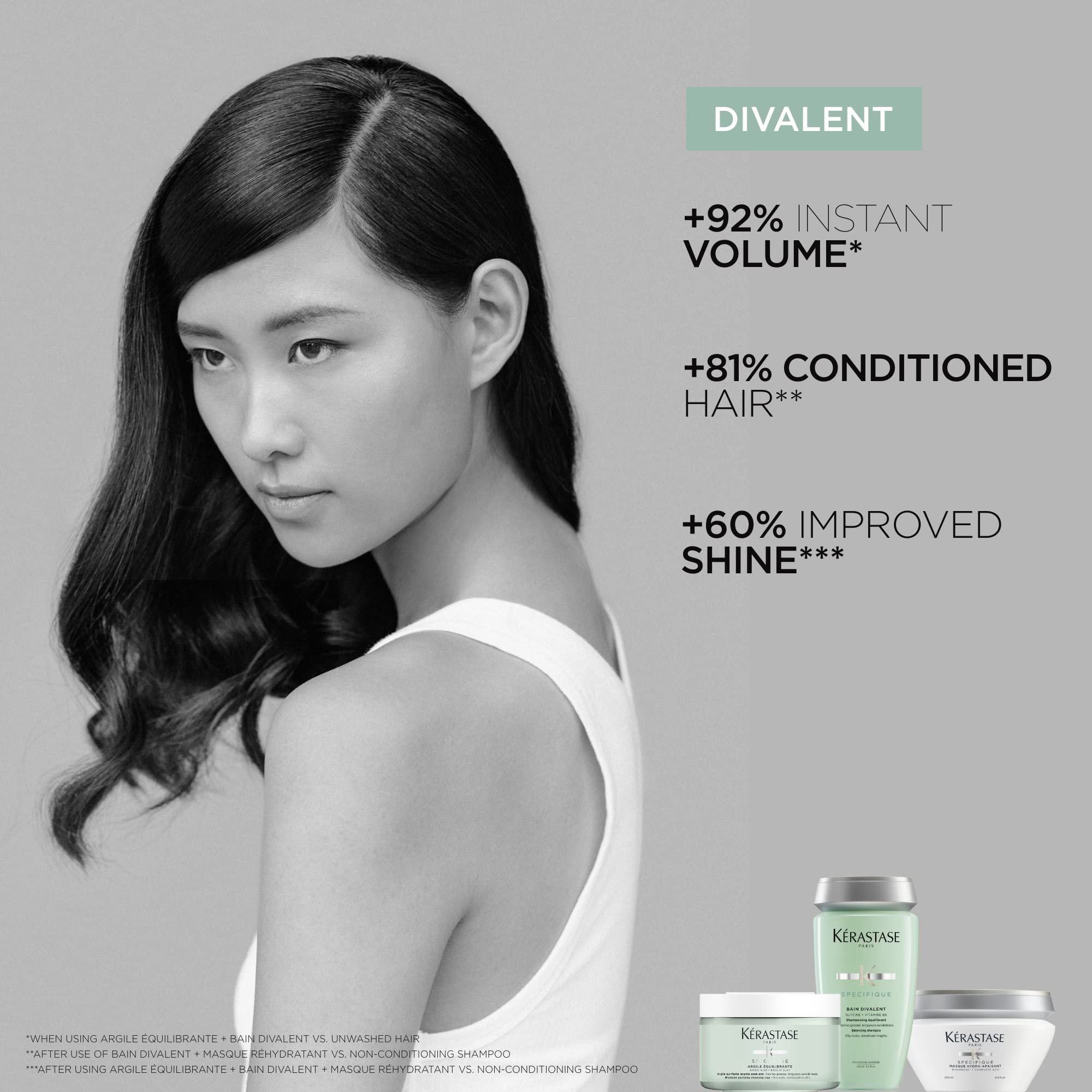 Kerastase Specifique Balancing Shampoo & Hydrating Hair Mask Set for Oily Scalp & Dry Ends - Oil Control & Deep Moisture Treatment for Shiny, Healthy Hair - Perfect for Daily Hair Care & Salon-Like Results at Home