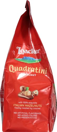 Loacker Hazelnut Wafer Cookies 8.82oz - Perfect for Snacking & Gifts
