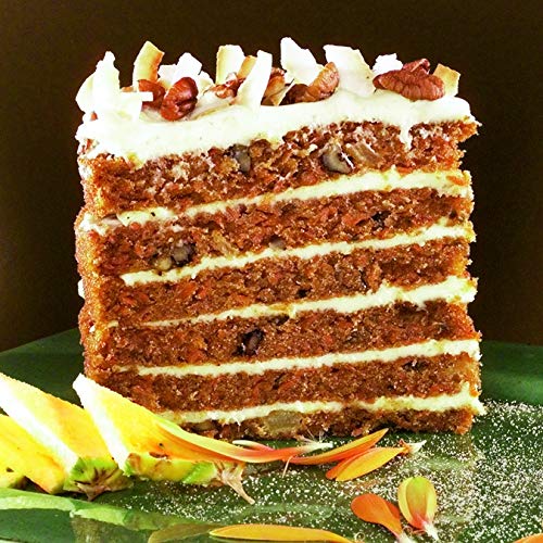 Sweet Street Big Iced Carrot Cake - Fresh Baked Dessert (1 Count) | Perfect for Birthday Parties, Office Treats & Holiday Celebrations
