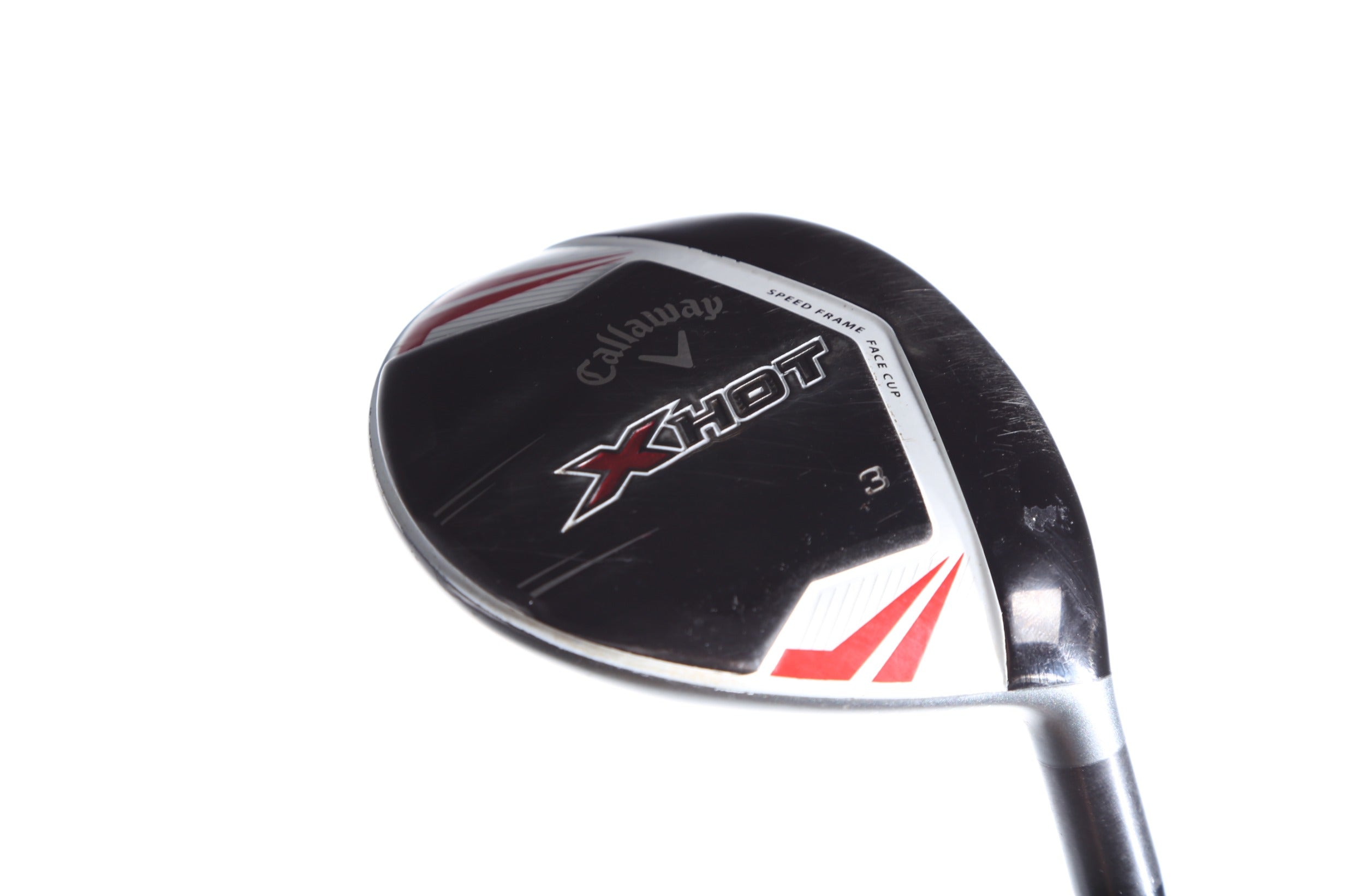 Used Callaway X Hot 2013 3 Wood Golf Club - Right Handed, 15 Degree Loft, Stiff Flex Shaft - Perfect for Mid-Handicap Golfers & Driving Range Practice